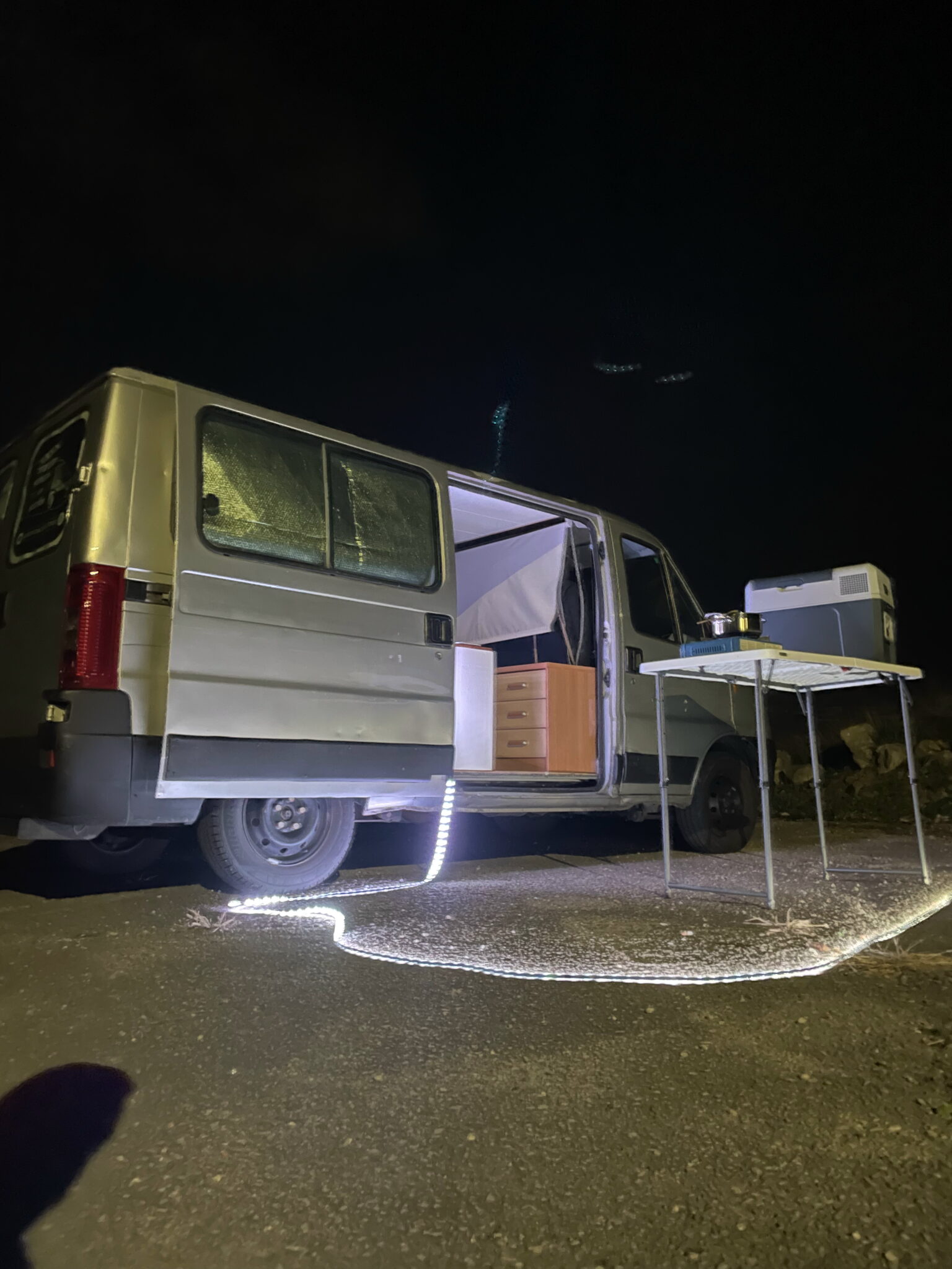 Tiras de luz LED para camping DIY