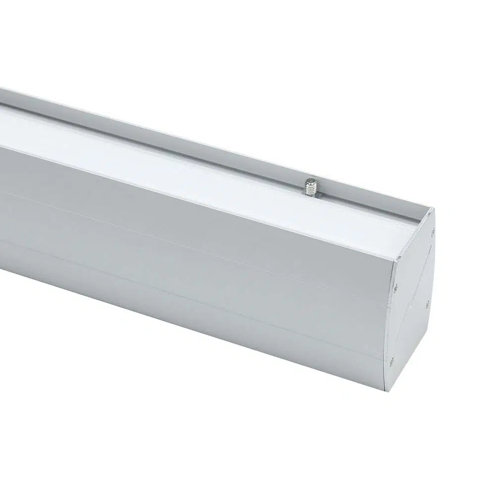 Commercial LED linear lighting top and bottom illuminated suspension mounting 2