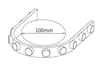 Bañador de pared flexible,Crgb,24V