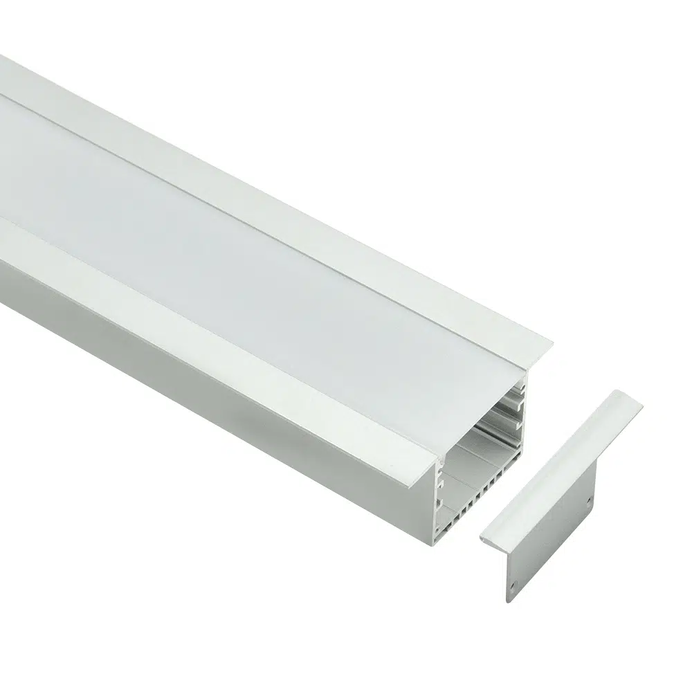 Längster 4 m langer versenkter Extrusionskanal für 43 mm LED-Lichtstreifen HL A047