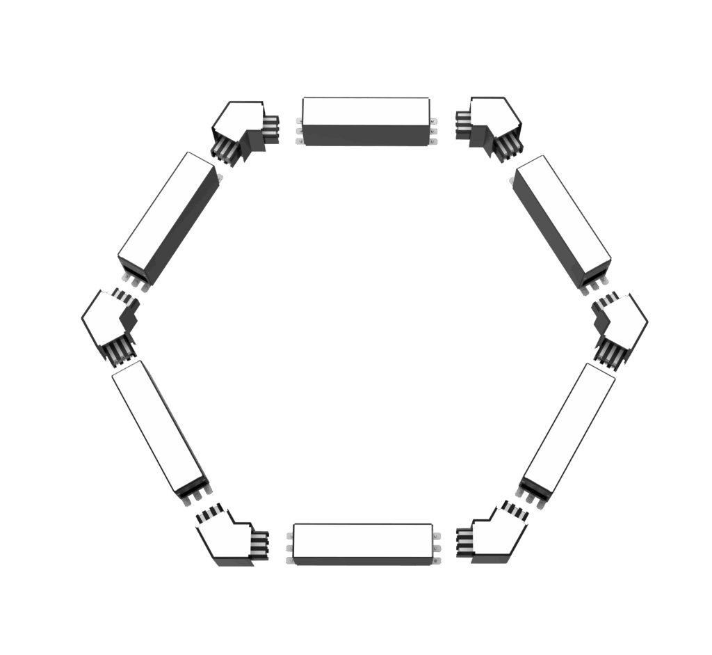 The Image Of Home Hexagonal Led Light
