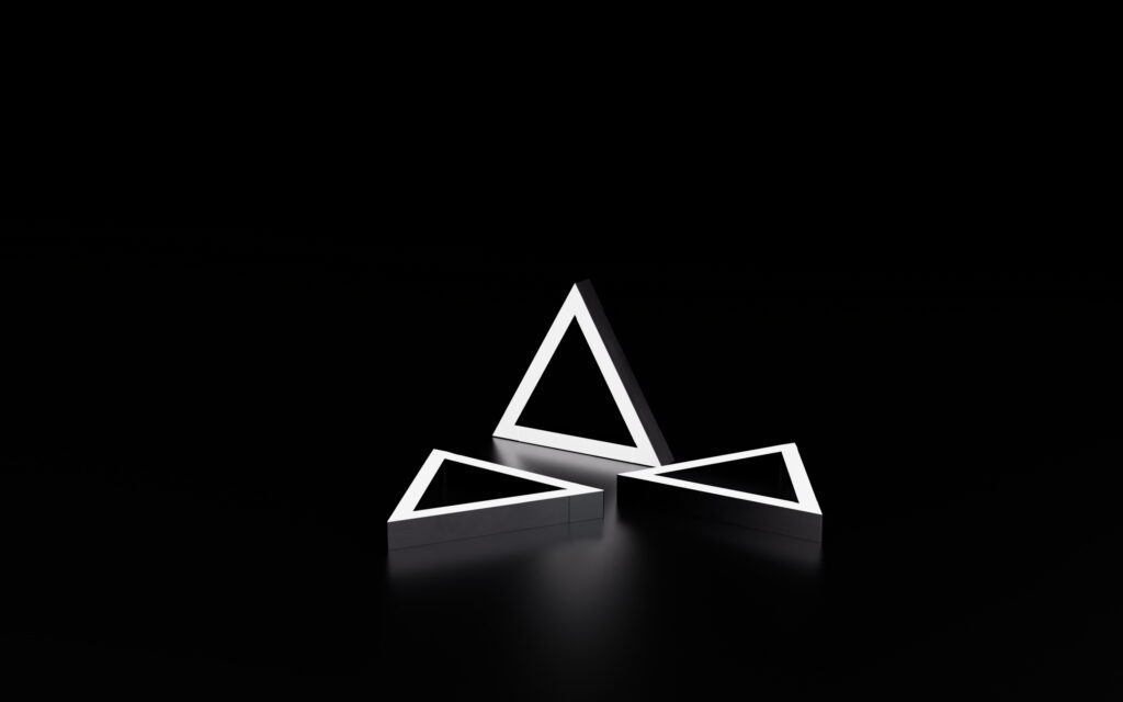 Triangle Led-Deckenleuchte Anwendung
