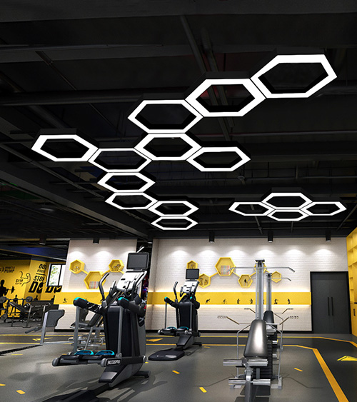 Gym Lighting Design Examples