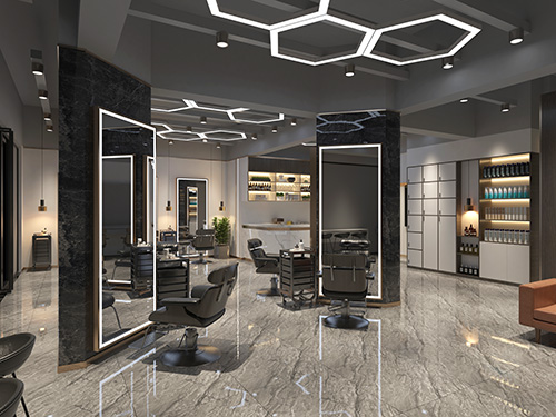 Hairdressing Salon Lighting Example