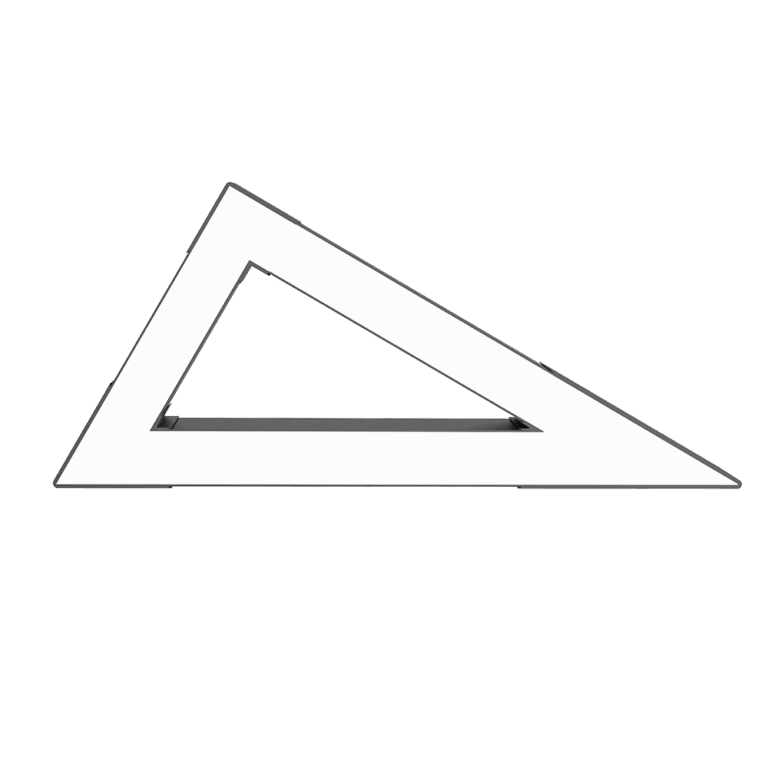 Plafón LED triangular 30