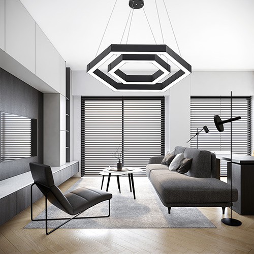 Hexagonal Lighting Design