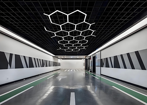 Honeycomb Lighting Design For Underground Passageways