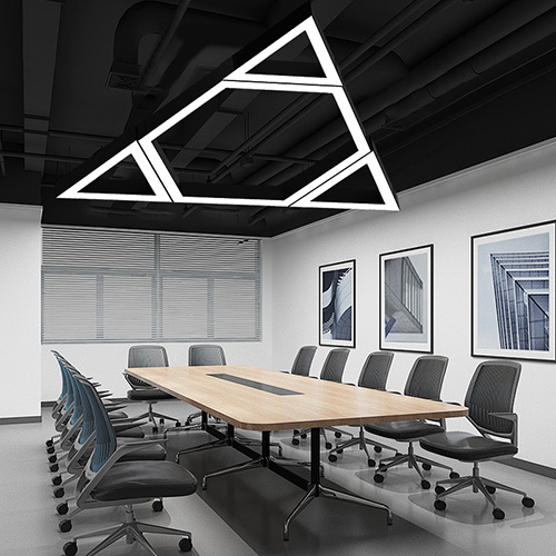 Smart Puzzle Series - Extra-Large Triangular Lighting Design For Conference Rooms