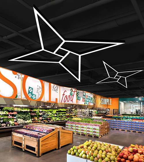 Smart Puzzle Series - Fruit Supermarket Boomerang Graphic - Lighting Design
