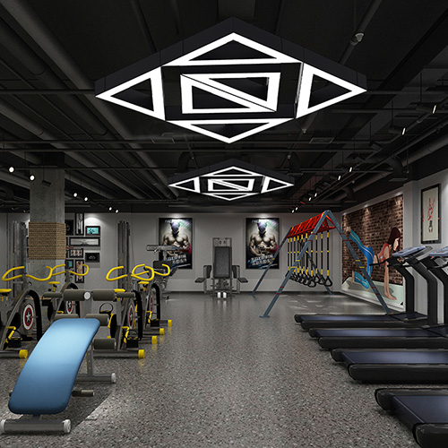 Smart Puzzle Series - Geometric Lighting Design For Gyms