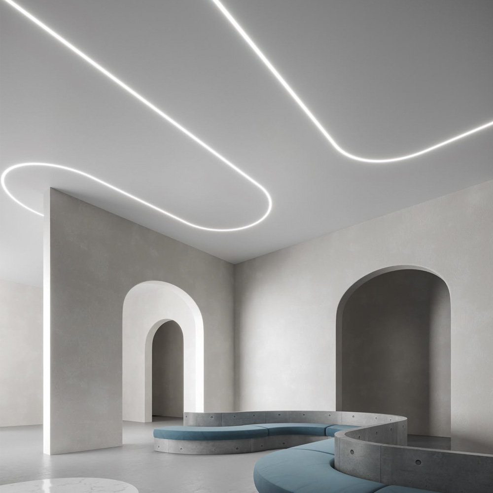 ملف جانبي مرن من الألومنيوم LED