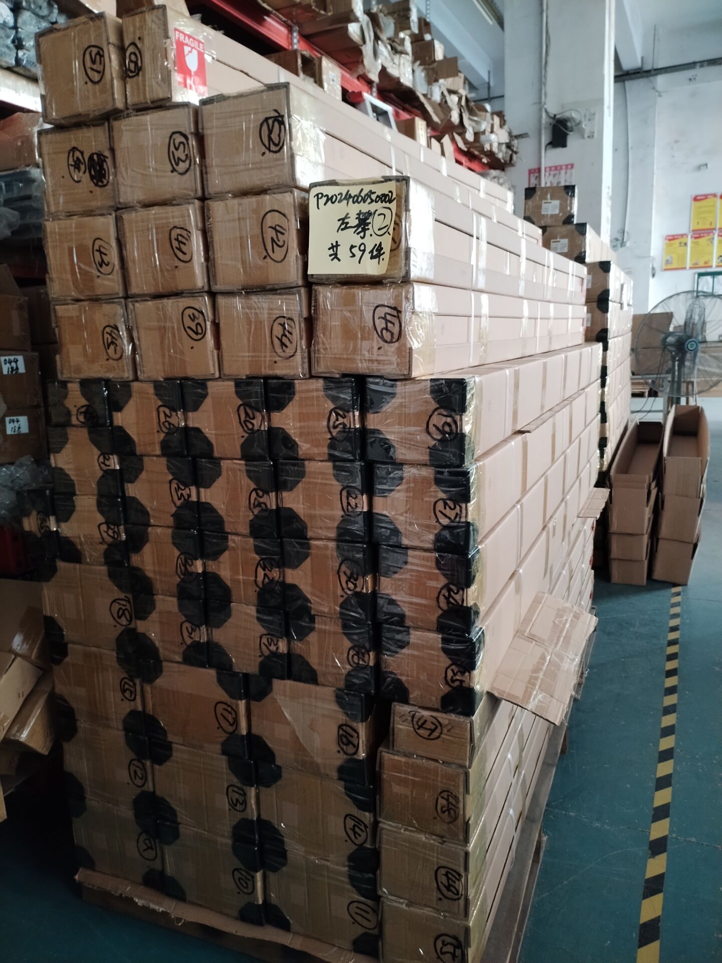 Products ordered by the customer