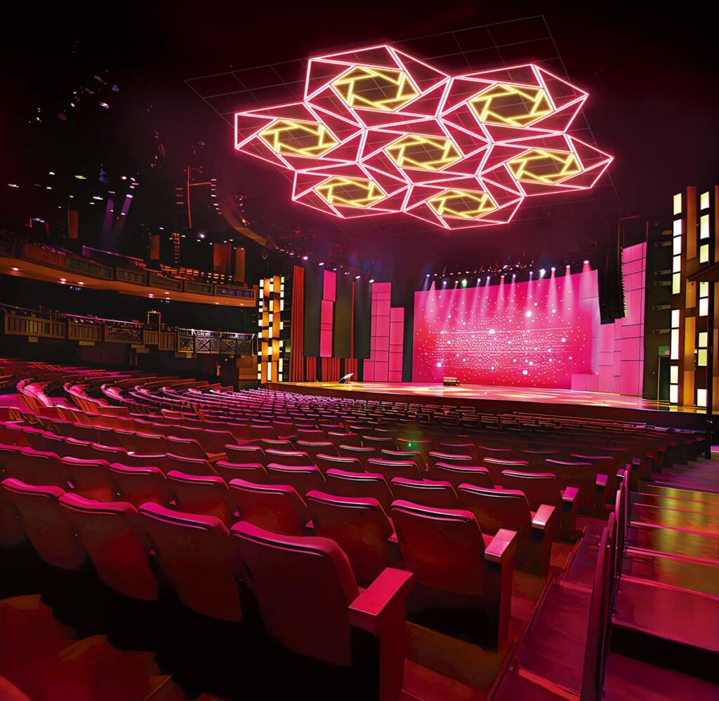 HLLED Smart Puzzle Series Modular Lighting System—Technical Parameter Analysis of 10 Case Studies 7 Kaleido-Beam Light