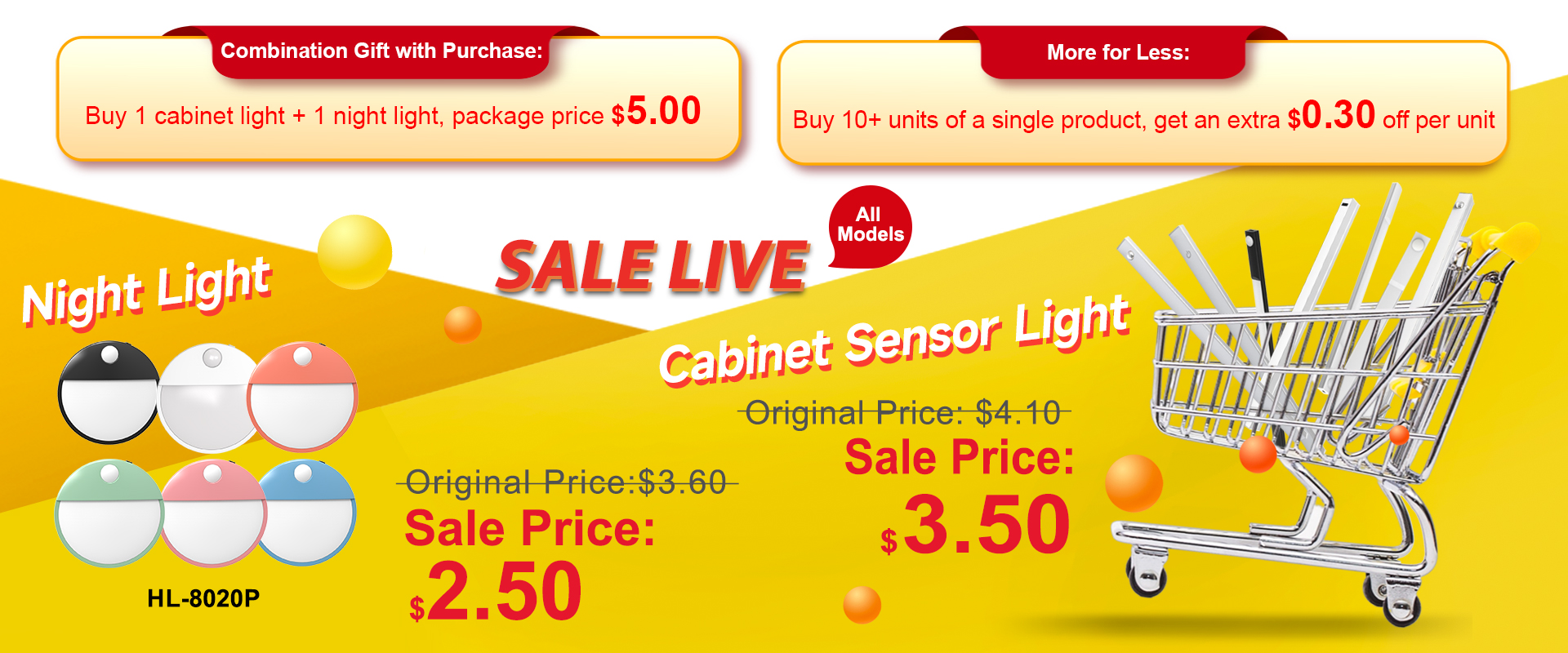 Indoor Rechargeable Motion Sensor Light Procurement 1 Motion-Sensor Light Promotion Poster