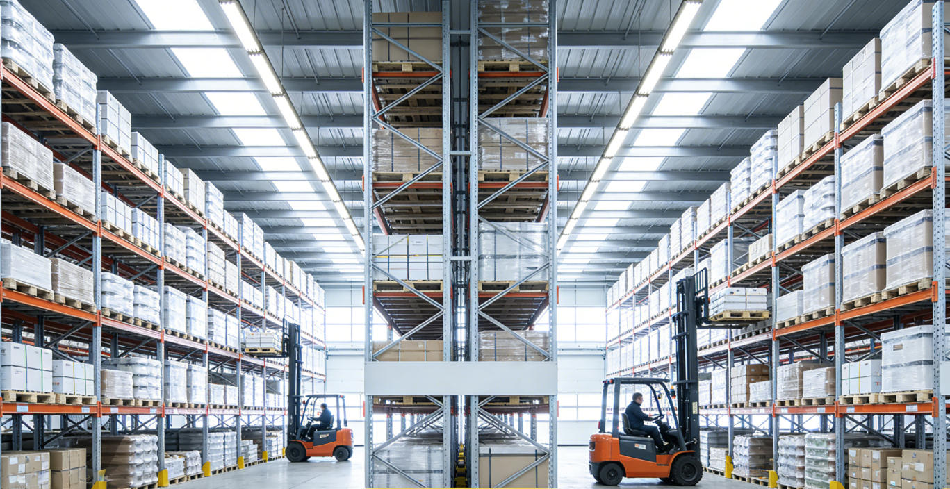 Модернизация освещения в центре дистрибуции автомобильных запчастей