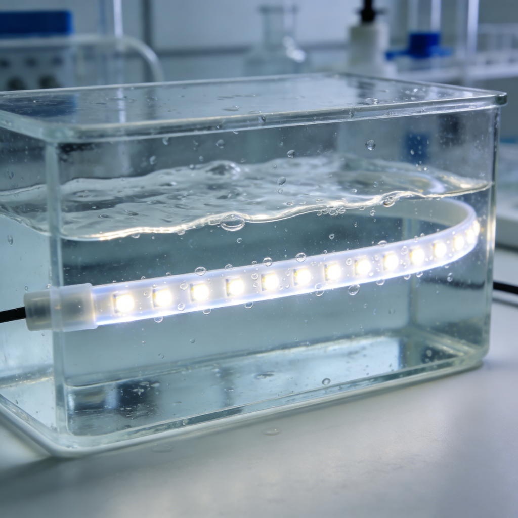 Neonstreifen aus Silikon