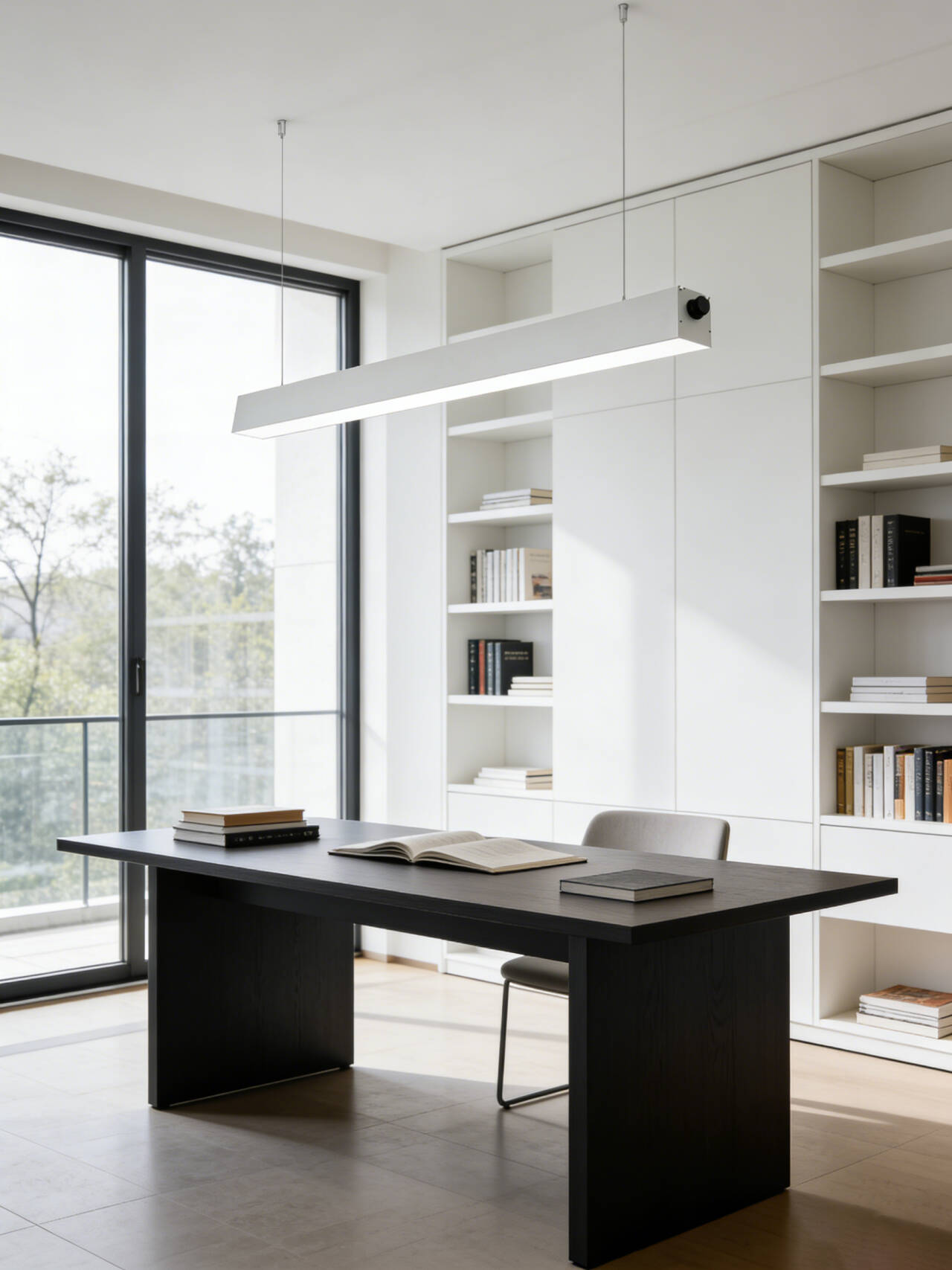 HL-NA072-L12 is applied in open creative office areas and visitor reception corridors