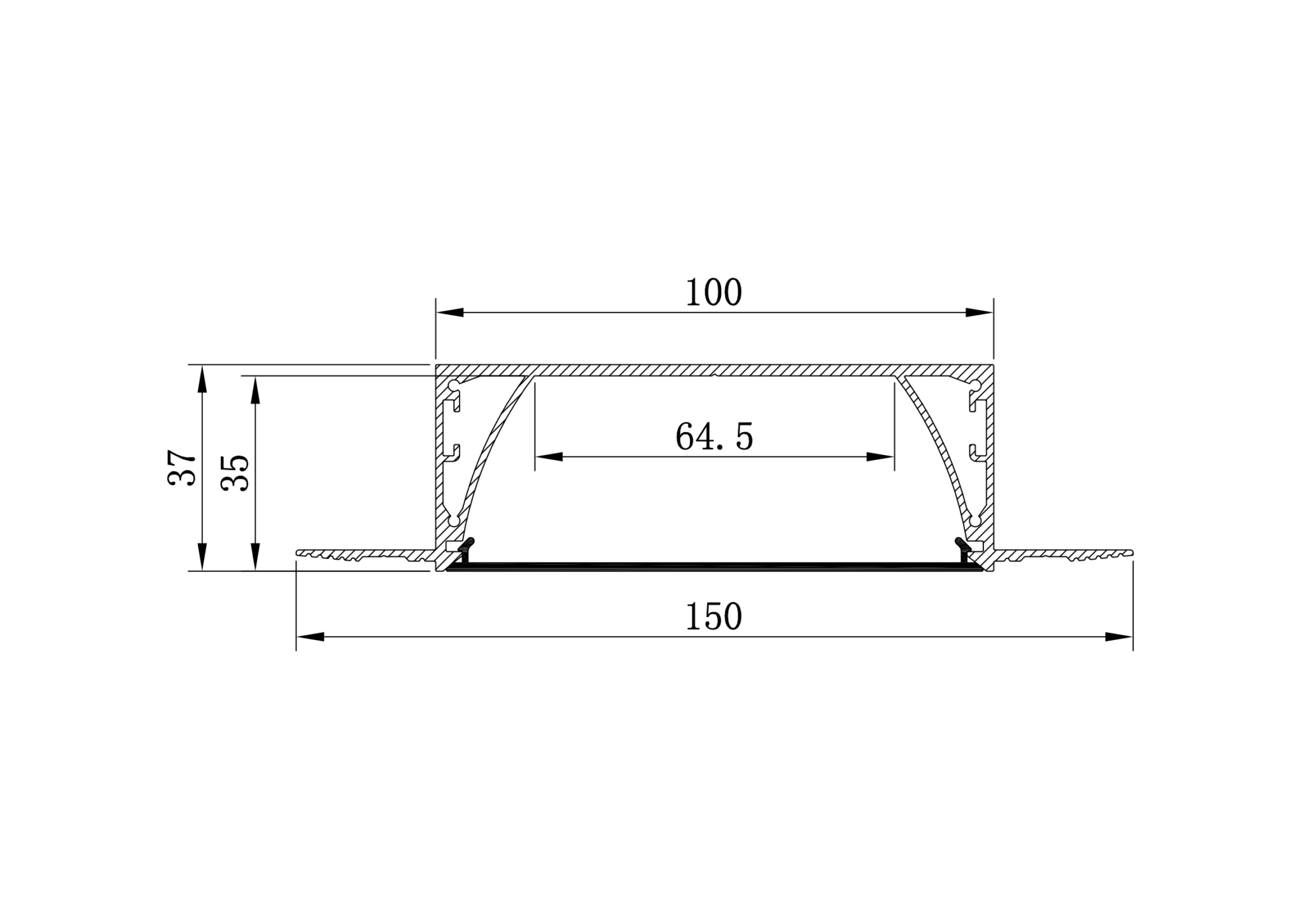 A051 Dimensions extérieures