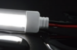 IP65 integrated end cap, 2 cores, single color