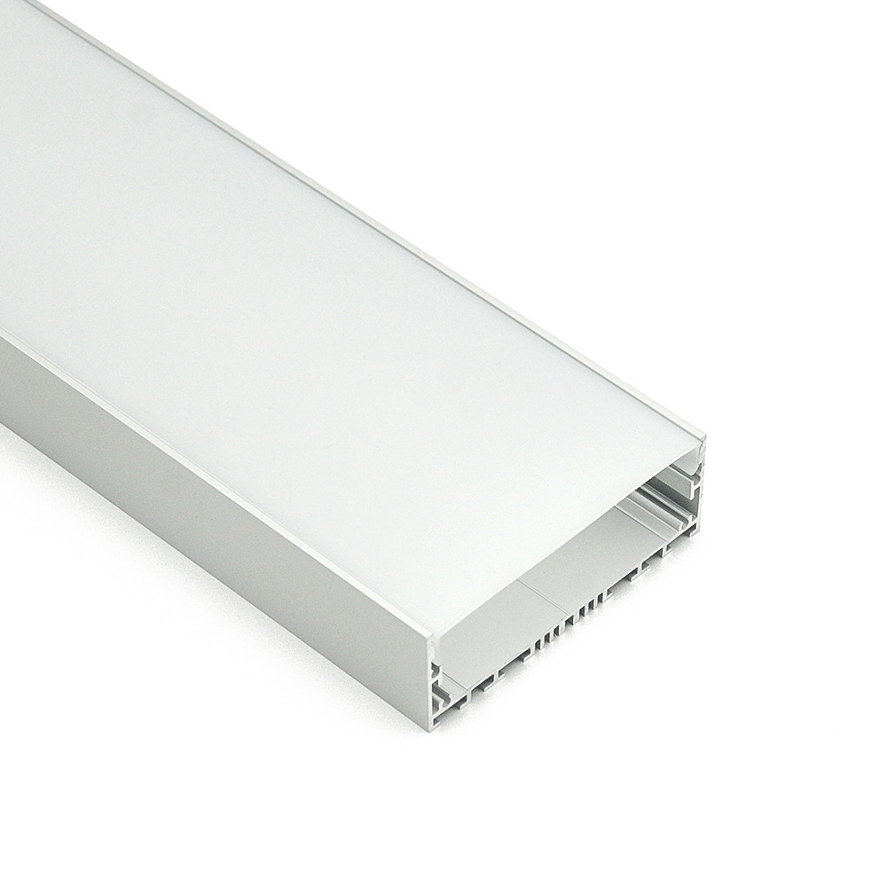 rectangular wide-body LED profile HL-A028 - 88×30mm extruded aluminum channel for linear LED lighting