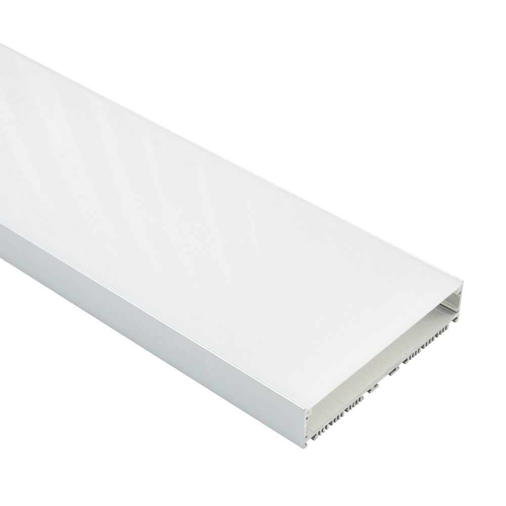 HL-A082 - extra wide strip LED profile, 153×32mm aluminum channel with opal diffuser