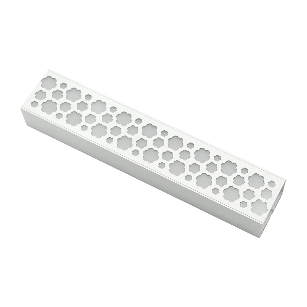 HL-B5032 2 HL-B5032 - perforated LED profile, 50×32.2mm aluminum channel with opal diffuser