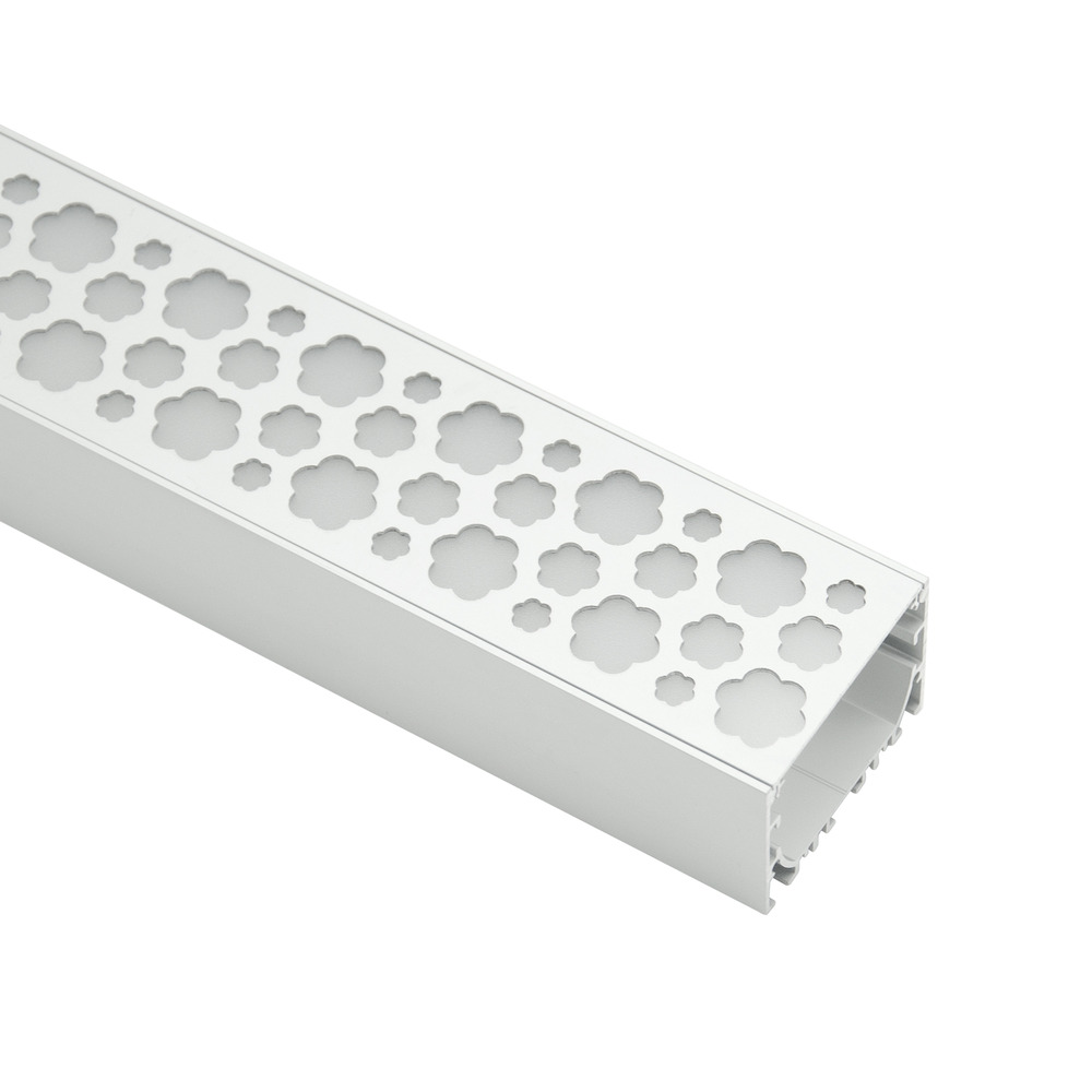 HL-B5035A 3 HL-B5035A hollow-out wide LED profile - 50×35mm aluminum channel for LED strip up to 31mm