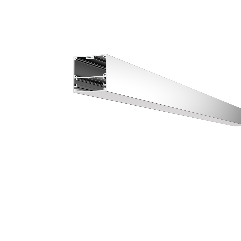 HL-B5050 4 HL-B5050 square wide LED profile - 50×50mm aluminum channel for LED strip up to 40mm