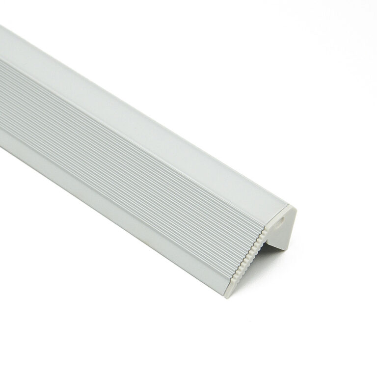 HL-BAPL022 - stair surface mounted LED profile, 48.2×27.9mm aluminum channel with clear or opal diffuser