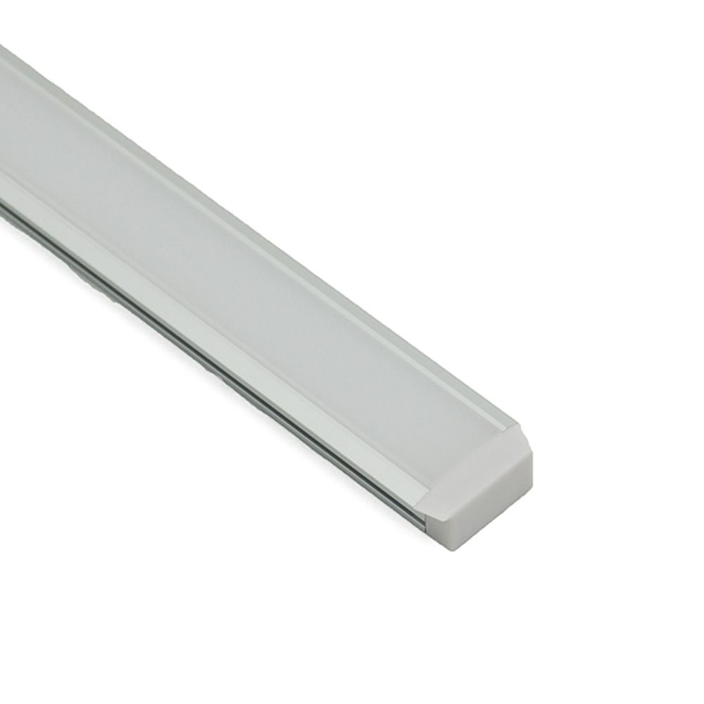 HL-BAPL048 - stair slim LED profile, 27.1×11mm aluminum channel with opal diffuser