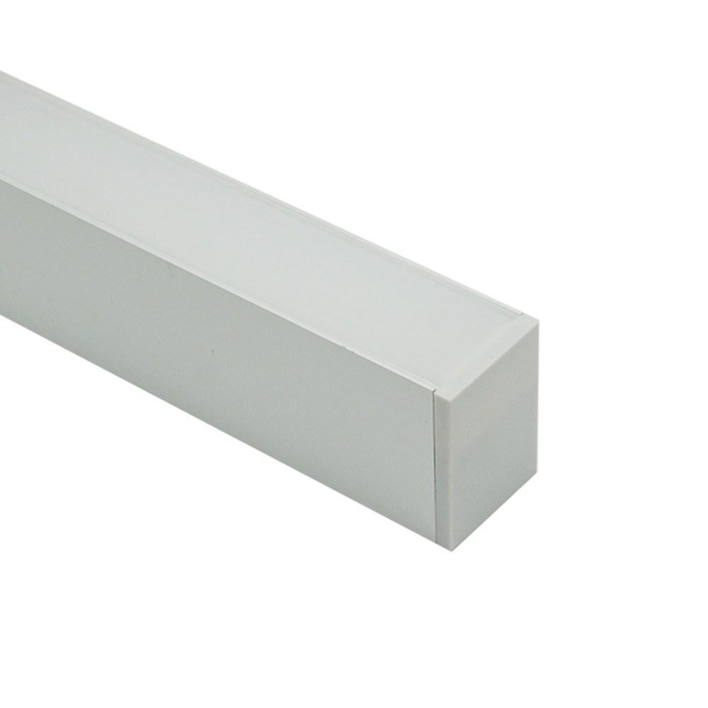 HL-BAPL052 2 HL-BAPL052 - tall suspended LED profile, 49.7×70mm aluminum channel with clear or opal diffuser