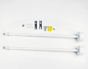 R25- Hide buckle telescopic horizontal suspension mounting