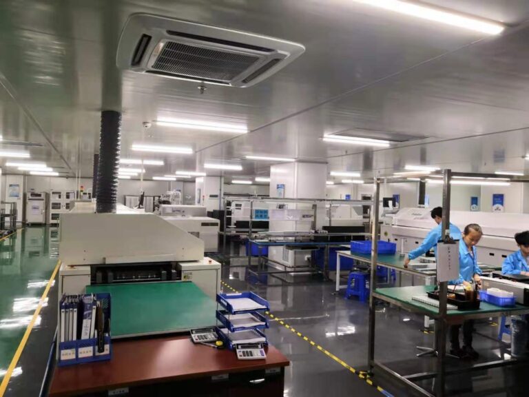 Black Anodized LED Profiles 2 Assembly lines building LED profiles and linear lights at Shenzhen Helian Electronics