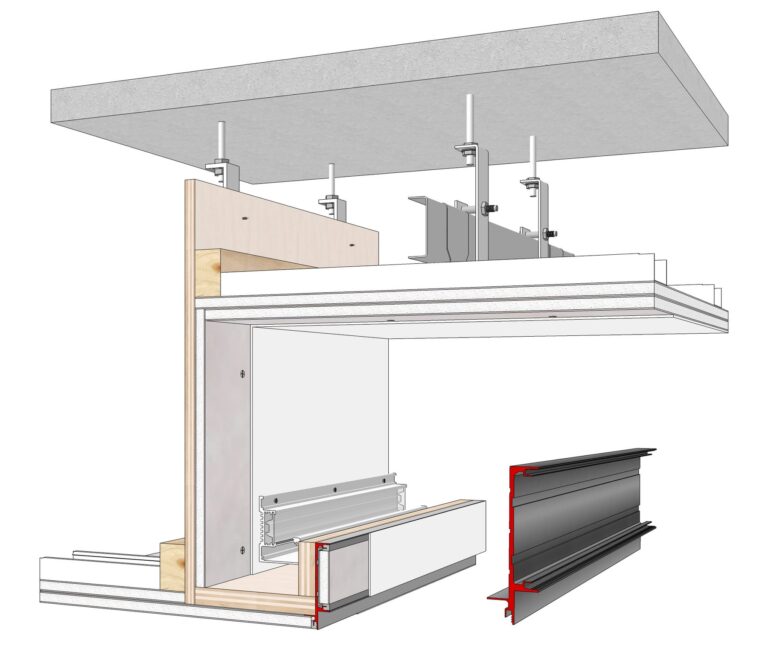LED Ceiling Profiles 9 How the cove is carried around a corner without breaking the light line — the detail that decides whether a room reads as one continuous wash.