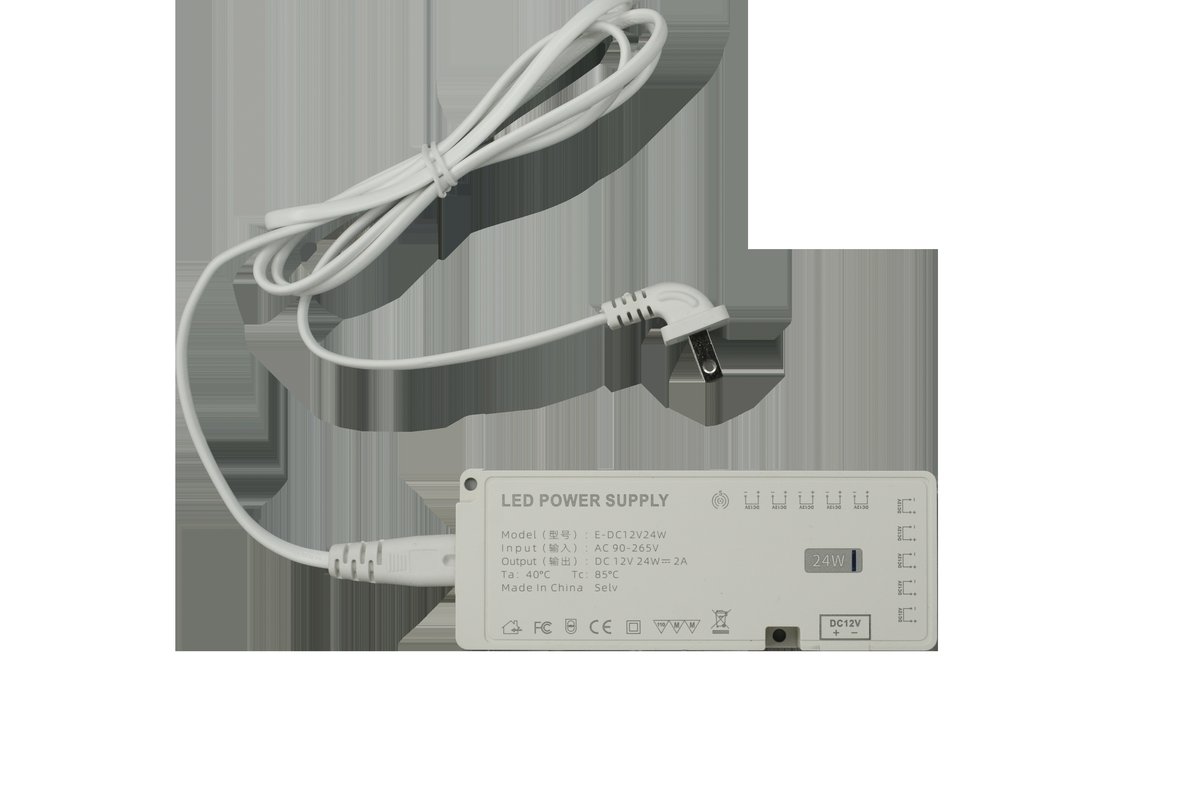 Constant-voltage LED driver for under-cabinet profile lighting